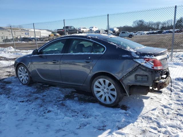 W04G15GV7B1083380 - 2011 BUICK REGAL CXL GRAY photo 2