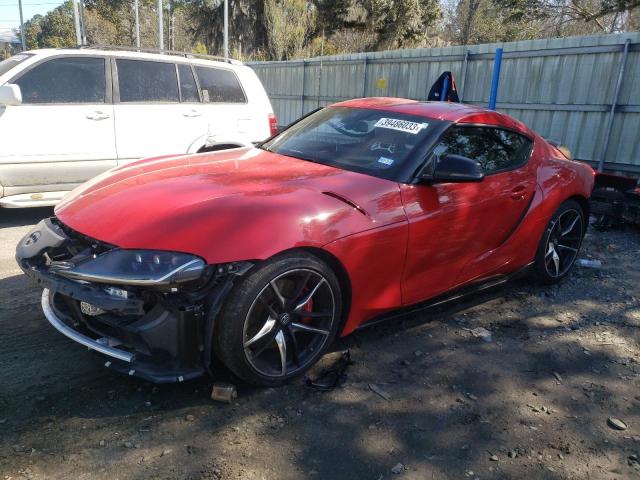 WZ1DB0C09MW034613 - 2021 TOYOTA SUPRA BASE RED photo 1