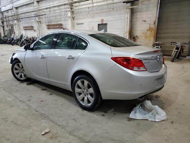 2G4GT5GV6D9206290 - 2013 BUICK REGAL PREMIUM SILVER photo 2