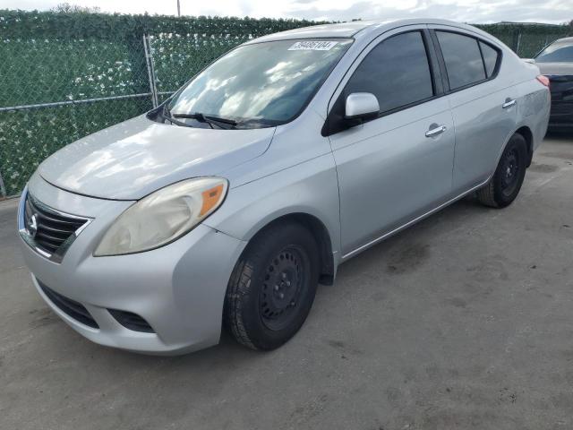 3N1CN7AP6DL829413 - 2013 NISSAN VERSA S WHITE photo 1