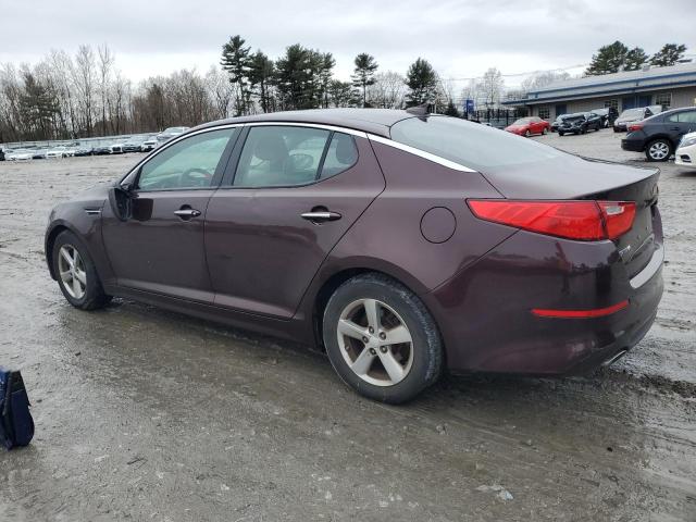 5XXGM4A75FG394396 - 2015 KIA OPTIMA LX MAROON photo 2