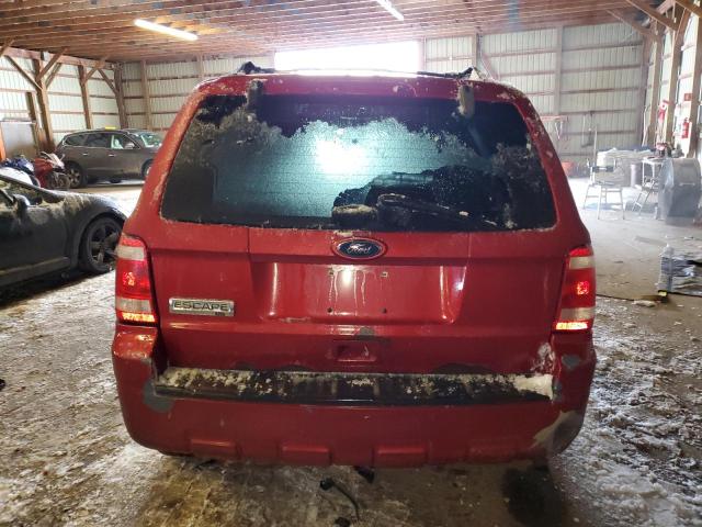 1FMCU0D73CKA45804 - 2012 FORD ESCAPE XLT RED photo 6