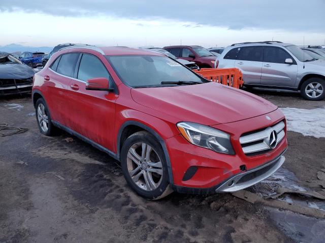 WDCTG4GBXFJ140917 - 2015 MERCEDES-BENZ GLA 250 4MATIC RED photo 4