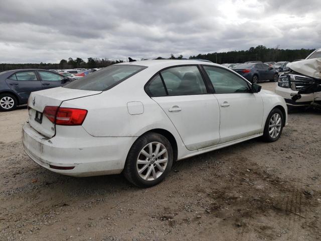 3VWD17AJ6FM235309 - 2015 VOLKSWAGEN JETTA SE WHITE photo 3