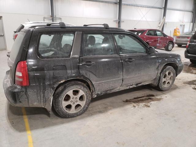JF1SG65623H739614 - 2003 SUBARU FORESTER 2.5XS შავი ფოტო 3