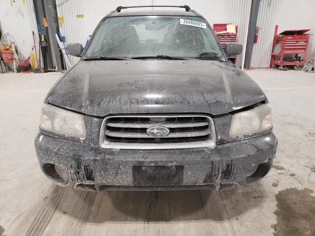 JF1SG65623H739614 - 2003 SUBARU FORESTER 2.5XS შავი ფოტო 5
