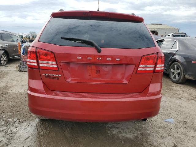 3C4PDCAB5GT213821 - 2016 DODGE JOURNEY SE RED photo 6