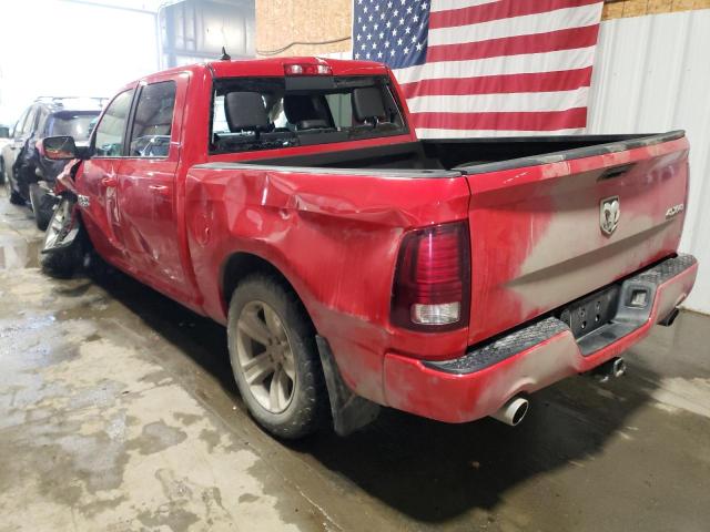 1C6RR7MT7GS289359 - 2016 RAM 1500 SPORT RED photo 2