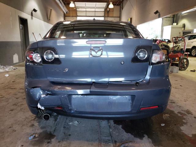 JM1BK324181144750 - 2008 MAZDA 3 S GRAY photo 6