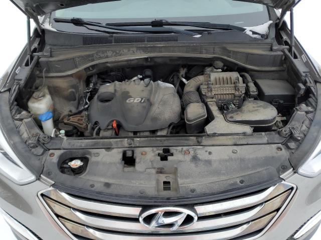 5XYZU3LB6FG233782 - 2015 HYUNDAI SANTA FE S GRAY photo 12