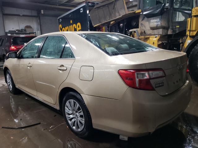 4T1BF1FK6CU006996 - 2012 TOYOTA CAMRY BASE GOLD photo 2