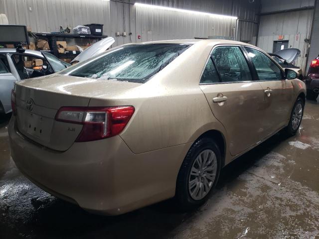4T1BF1FK6CU006996 - 2012 TOYOTA CAMRY BASE GOLD photo 3
