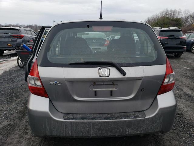 JHMGD38457S036906 - 2007 HONDA FIT SILVER photo 6