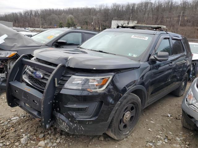 1FM5K8AR3JGB19936 - 2018 FORD EXPLORER POLICE INTERCEPTOR BLACK photo 1