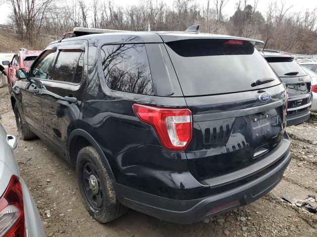 1FM5K8AR3JGB19936 - 2018 FORD EXPLORER POLICE INTERCEPTOR შავი ფოტო 2