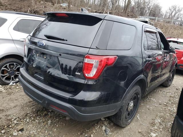 1FM5K8AR3JGB19936 - 2018 FORD EXPLORER POLICE INTERCEPTOR შავი ფოტო 3