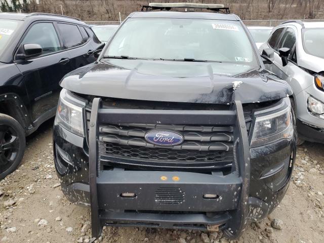 1FM5K8AR3JGB19936 - 2018 FORD EXPLORER POLICE INTERCEPTOR შავი ფოტო 5