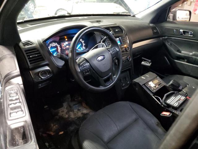 1FM5K8AR3JGB19936 - 2018 FORD EXPLORER POLICE INTERCEPTOR შავი ფოტო 8