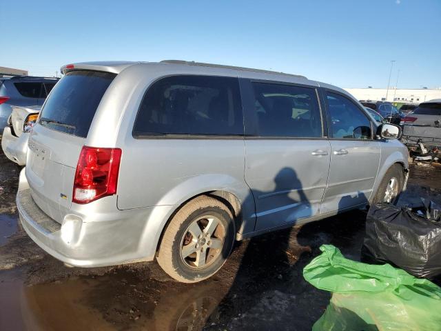 2C4RDGCGXCR357595 - 2012 DODGE GRAND CARA SXT SILVER photo 3