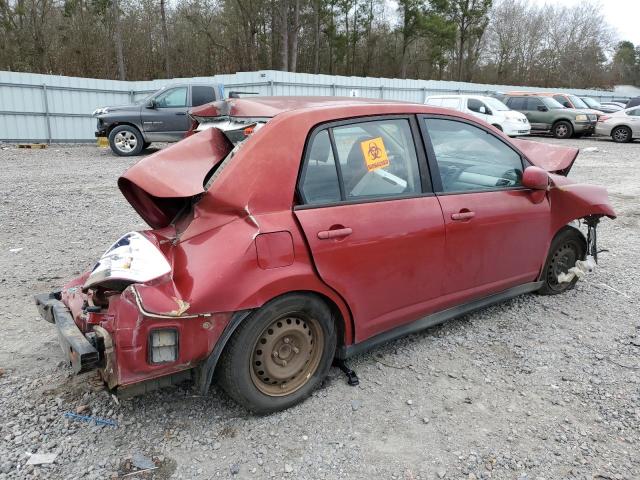 3N1BC1AP2BL435953 - 2011 NISSAN VERSA S BURGUNDY photo 3