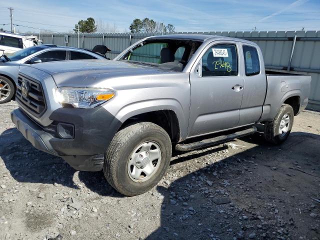 5TFSX5EN3JX060109 - 2018 TOYOTA TACOMA ACCESS CAB ვერცხლისფერი ფოტო 1