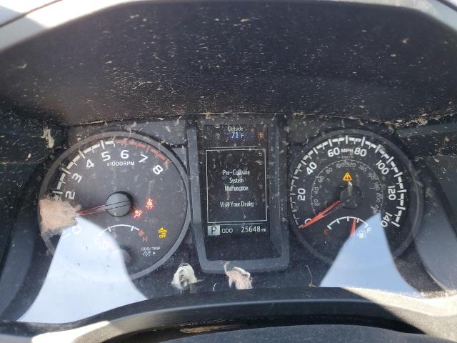 5TFSX5EN3JX060109 - 2018 TOYOTA TACOMA ACCESS CAB ვერცხლისფერი ფოტო 9