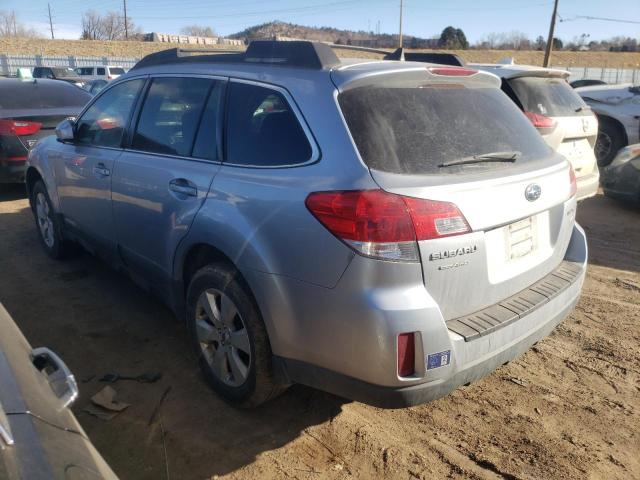 4S4BRBKC6C3278546 - 2012 SUBARU OUTBACK 2.5I LIMITED SILVER photo 2