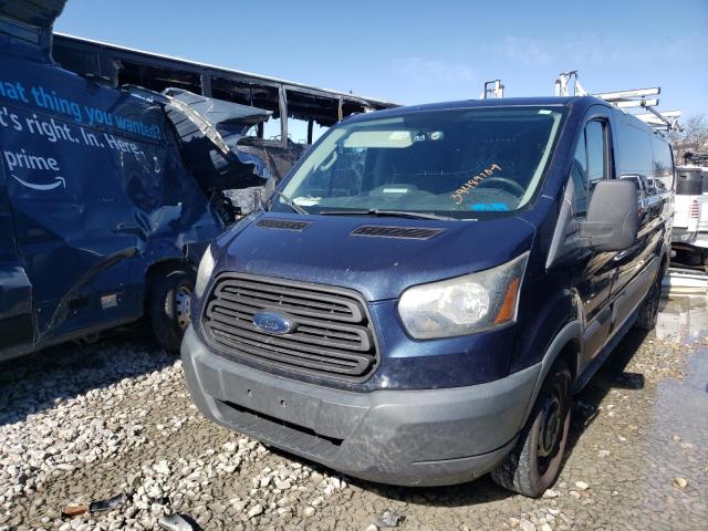 1FTNE9ZM5FKA87358 - 2015 FORD TRANSIT T-150 BLUE photo 1