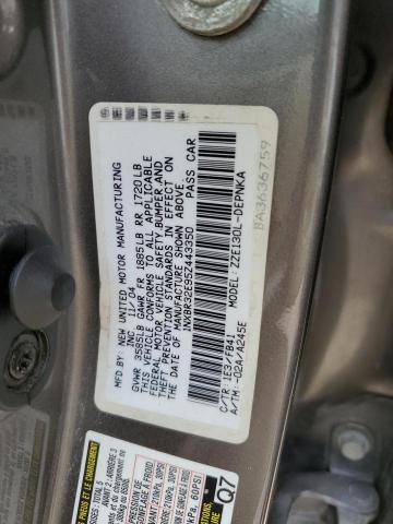 1NXBR32E95Z443350 - 2005 TOYOTA COROLLA CE GRAY photo 12