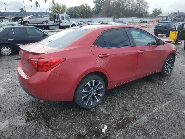 5YFBURHE2HP595548 - 2017 TOYOTA COROLLA L RED photo 3