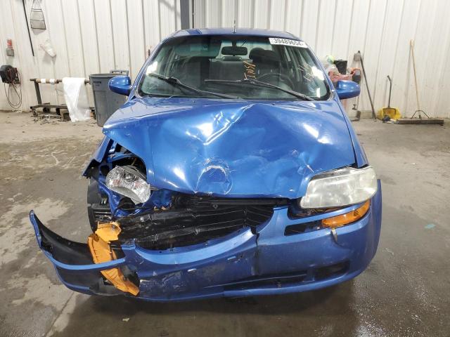 KL1TD56606B639395 - 2006 CHEVROLET AVEO BASE Mavi foto 5