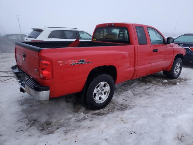 1D7HW42J26S545845 - 2006 DODGE DAKOTA SLT RED photo 3