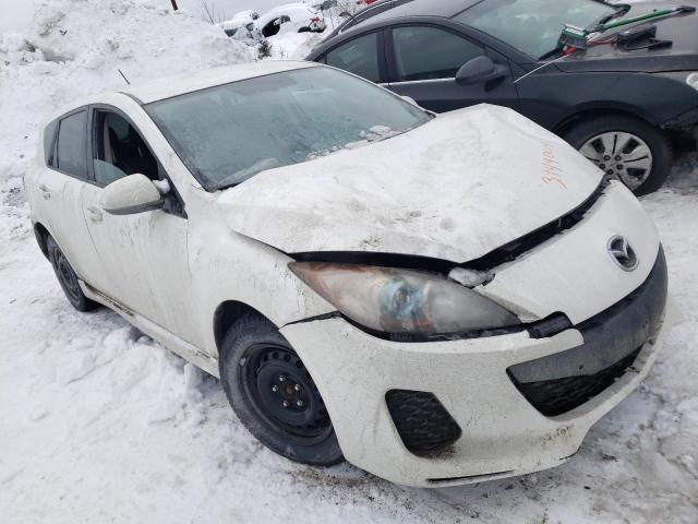 JM1BL1L71D1828668 - 2013 MAZDA 3 I WHITE photo 4