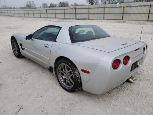 1G1YY12S425132371 - 2002 CHEVROLET CORVETTE Z06 SILVER photo 2