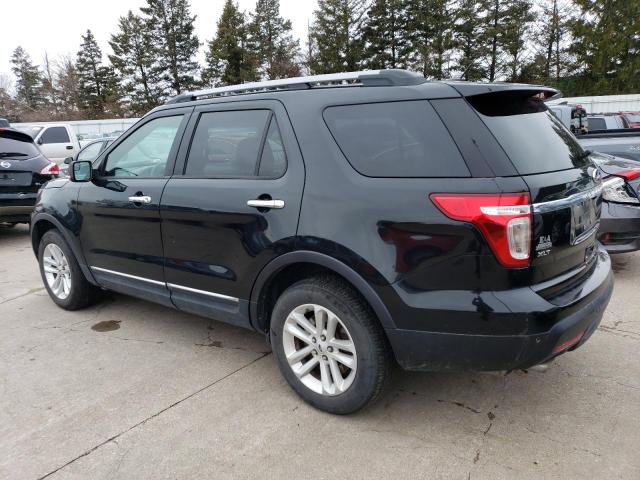 1FM5K8D81EGA37633 - 2014 FORD EXPLORER XLT BLACK photo 2