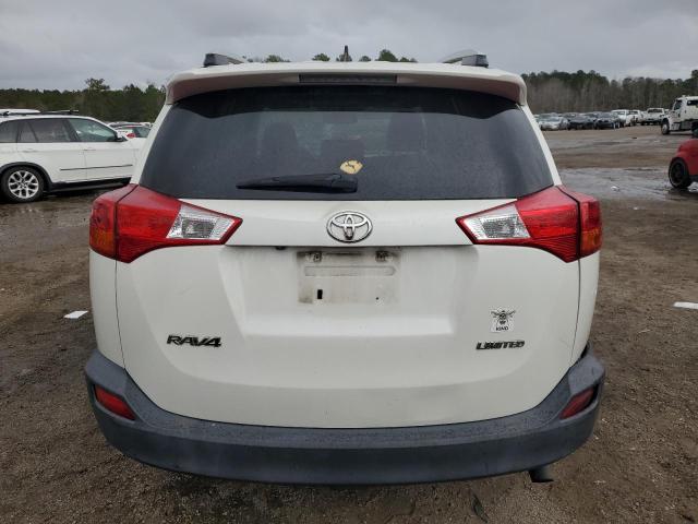 JTMYFREV6DD006538 - 2013 TOYOTA RAV4 LIMITED WHITE photo 6