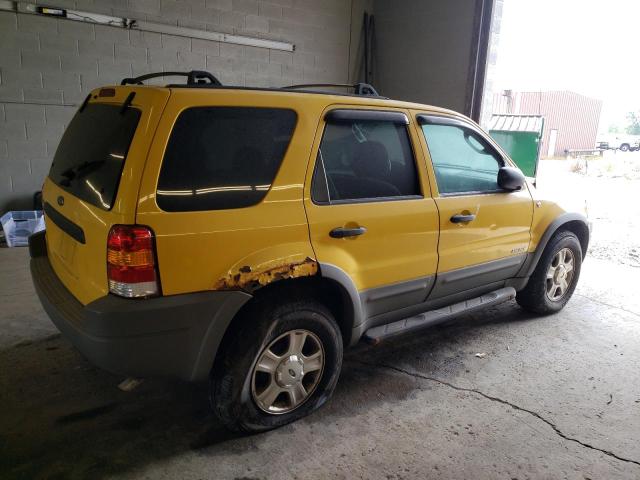 1FMYU04162KC31319 - 2002 FORD ESCAPE XLT YELLOW photo 3