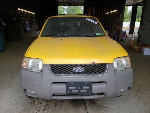 1FMYU04162KC31319 - 2002 FORD ESCAPE XLT YELLOW photo 5