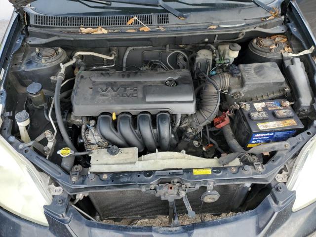 2T1KR32E04C182142 - 2004 TOYOTA COROLLA MA XR BLACK photo 11