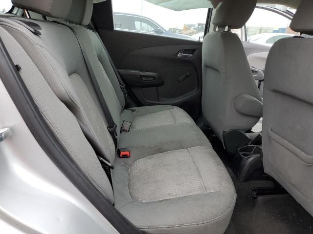 1G1JA6SH2E4130765 - 2014 CHEVROLET SONIC LS ვერცხლისფერი ფოტო 10