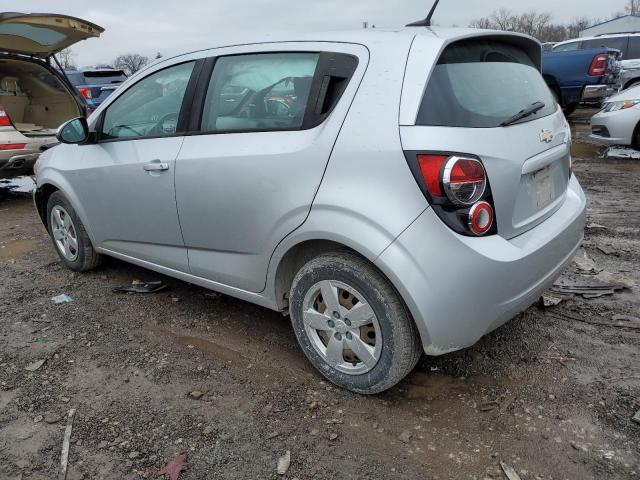 1G1JA6SH2E4130765 - 2014 CHEVROLET SONIC LS ვერცხლისფერი ფოტო 2