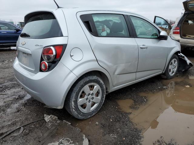 1G1JA6SH2E4130765 - 2014 CHEVROLET SONIC LS ვერცხლისფერი ფოტო 3