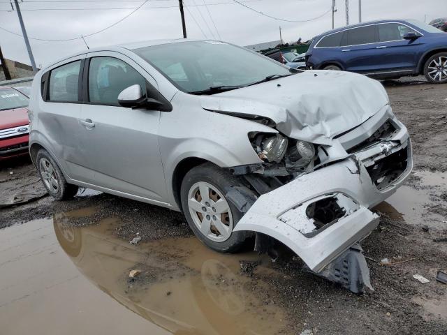 1G1JA6SH2E4130765 - 2014 CHEVROLET SONIC LS SILVER photo 4