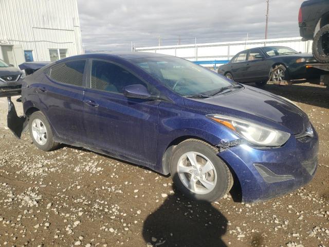 5NPDH4AE0EH465125 - 2014 HYUNDAI ELANTRA SE BLUE photo 4