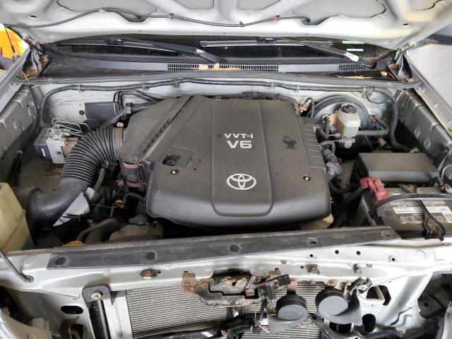 5TELU42N98Z577753 - 2008 TOYOTA TACOMA DOUBLE CAB 银色 照片 11