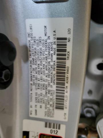 5TELU42N98Z577753 - 2008 TOYOTA TACOMA DOUBLE CAB 银色 照片 12