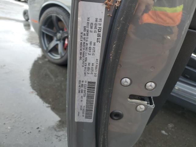 2C3CDZFJ9KH675290 - 2019 DODGE CHALLENGER R/T SCAT PACK GRAY photo 12