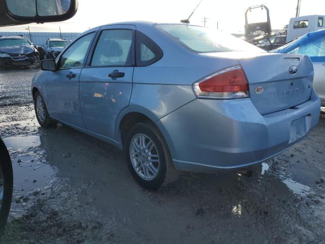 1FAHP35N39W266259 - 2009 FORD FOCUS SE BLUE photo 2