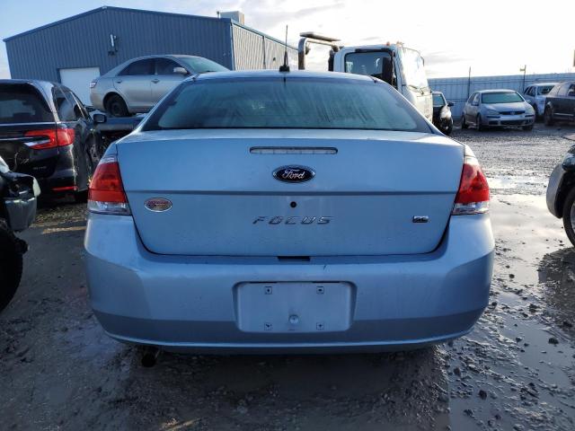 1FAHP35N39W266259 - 2009 FORD FOCUS SE BLUE photo 6