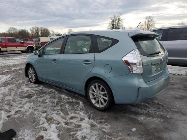 JTDZN3EU4E3316254 - 2014 TOYOTA PRIUS V BLUE photo 2